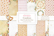 Christmas Cookies digital paper, a Pattern Graphic by Tatiana Troian (Thumbnail 1 of 8)