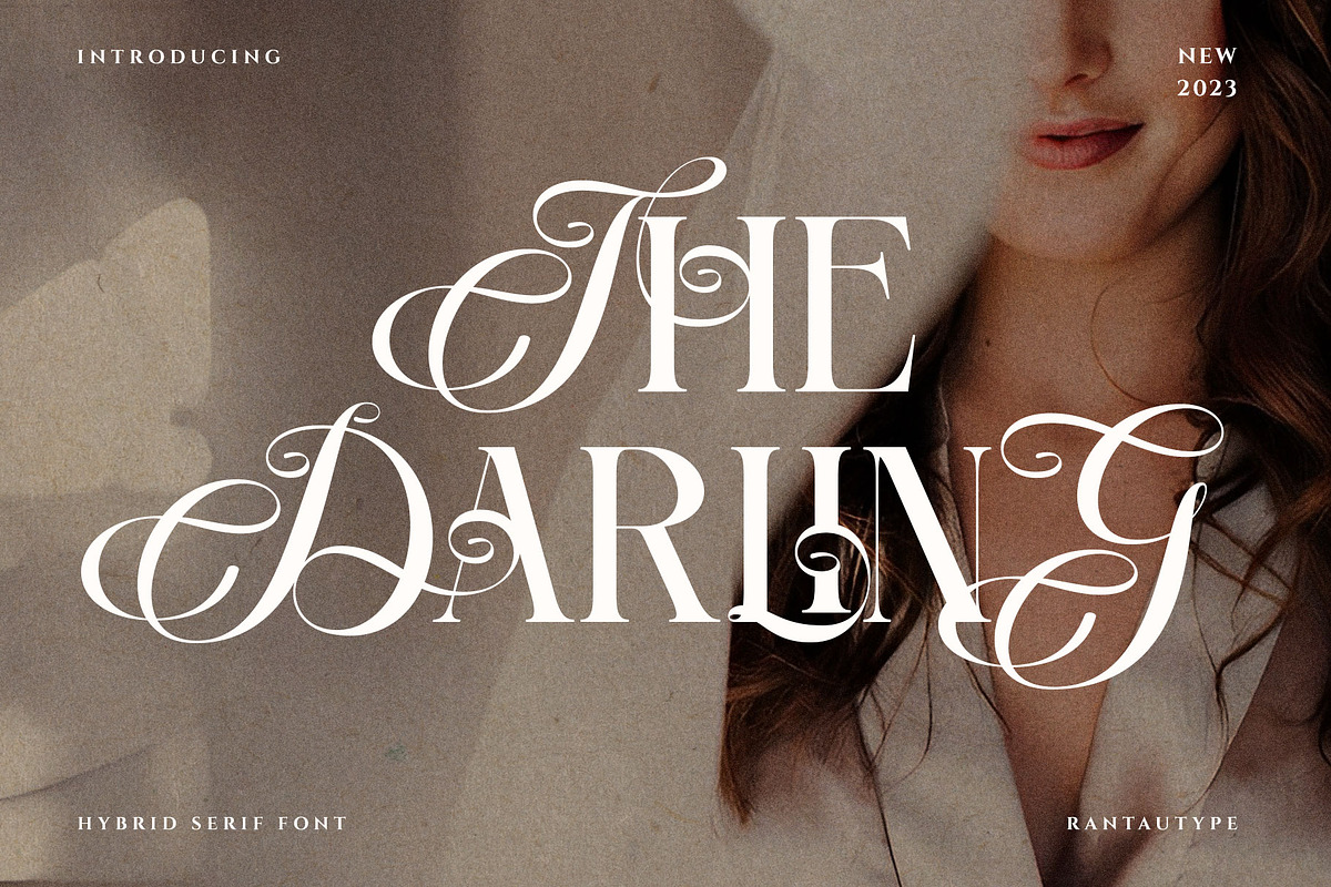 The Darling Beautiful Hybrid Serif, a Serif Font by RantautypeStudio (Photo 1 of 19)