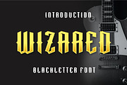 Wizared Blackletter Font, a Serif Font by majesticlogo (Thumbnail 1 of 5)
