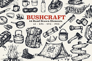 Hand Drawn Bushcraft Survival, an Illustration by Artolabs (Thumbnail 1 of 6)