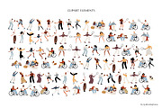 Sports in Park, People Illustration, a Sport Illustration by LyubovZaytseva (Thumbnail 10 of 20)