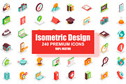 Isometric Icons Pack, a Duotone Icon by alexdndz (Thumbnail 1 of 21)