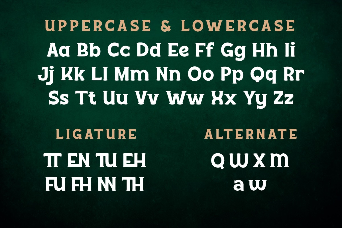 Khimany - Display Font, a Serif Font by twinstd (Photo 8 of 10)