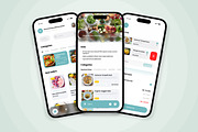 Vitaleaf – Food Delivery UI Design T, an App Template by twinstd (Thumbnail 4 of 5)