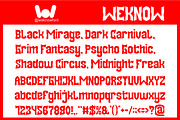 Squadron font, a Blackletter Font by weknow (Thumbnail 4 of 8)