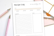 Recipe Log, a Stationery Template by DesignDevisers (Thumbnail 5 of 10)