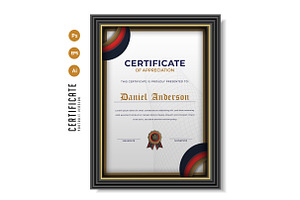 571. Modern Certificate Template