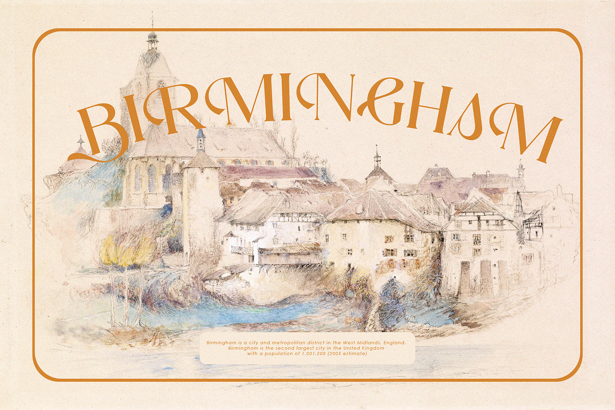 GARAVEN, a Serif Font by Muflieart (Photo 3 of 8)