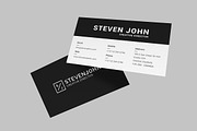 Black Minimal Business Card, a Business Card Template by Shahjhan (Thumbnail 3 of 3)