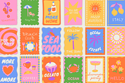 Summer. Vector illustrations, prints, a Graphic by venimo (Thumbnail 2 of 11)