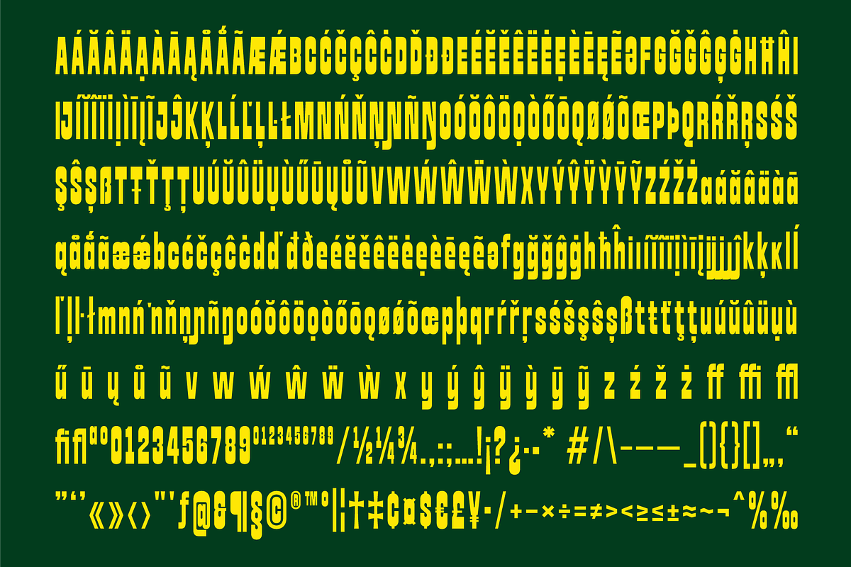 FBS Nacho Typeface, a Sans Serif Font by Febspace Studio (Photo 16 of 20)
