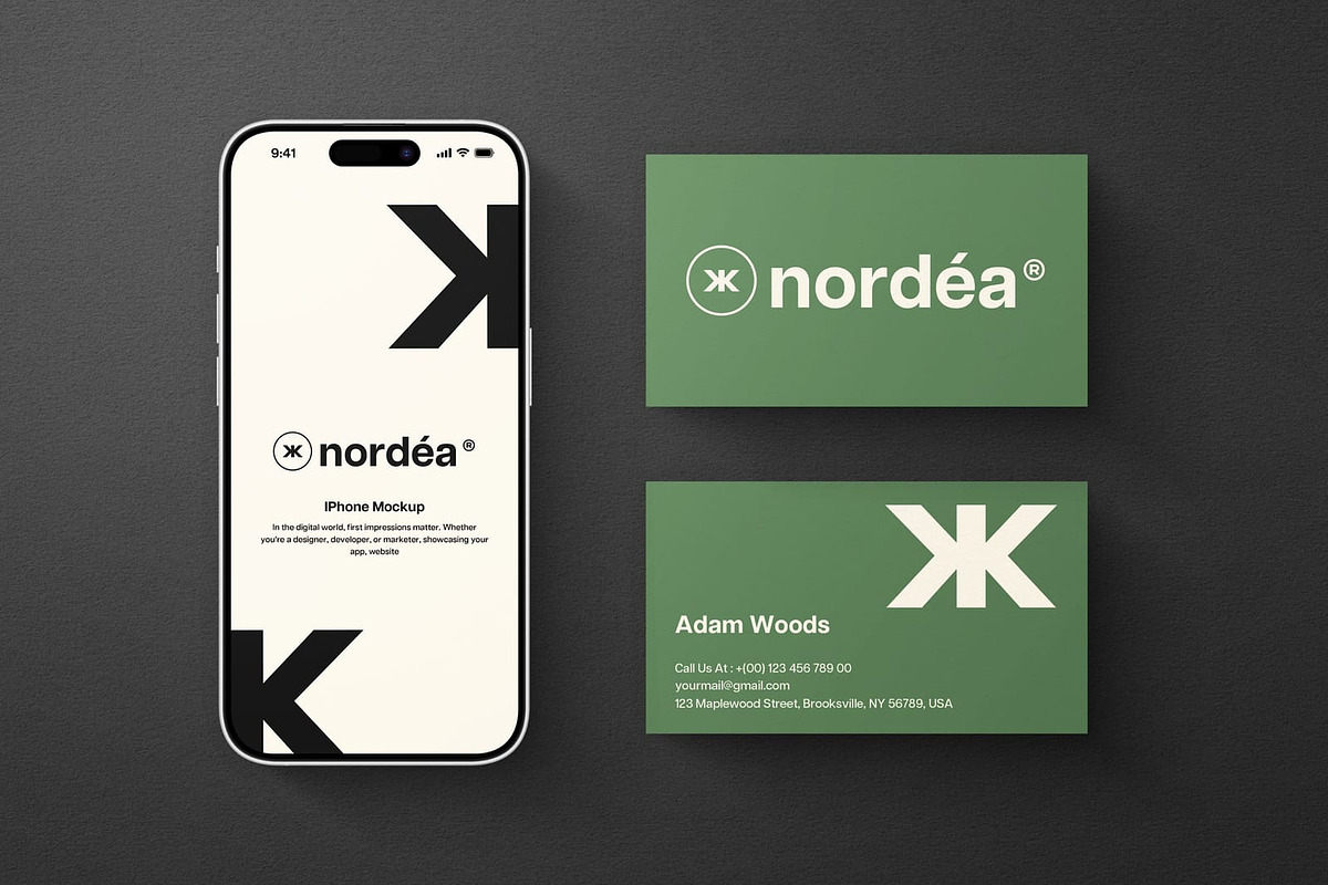 Nordea Branding Mockup, an Advertising Mockup by etigma.com (Photo 16 of 26)