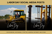 61 Labor day social media posts set, a Social Media Template by Walldecorated (Thumbnail 10 of 29)