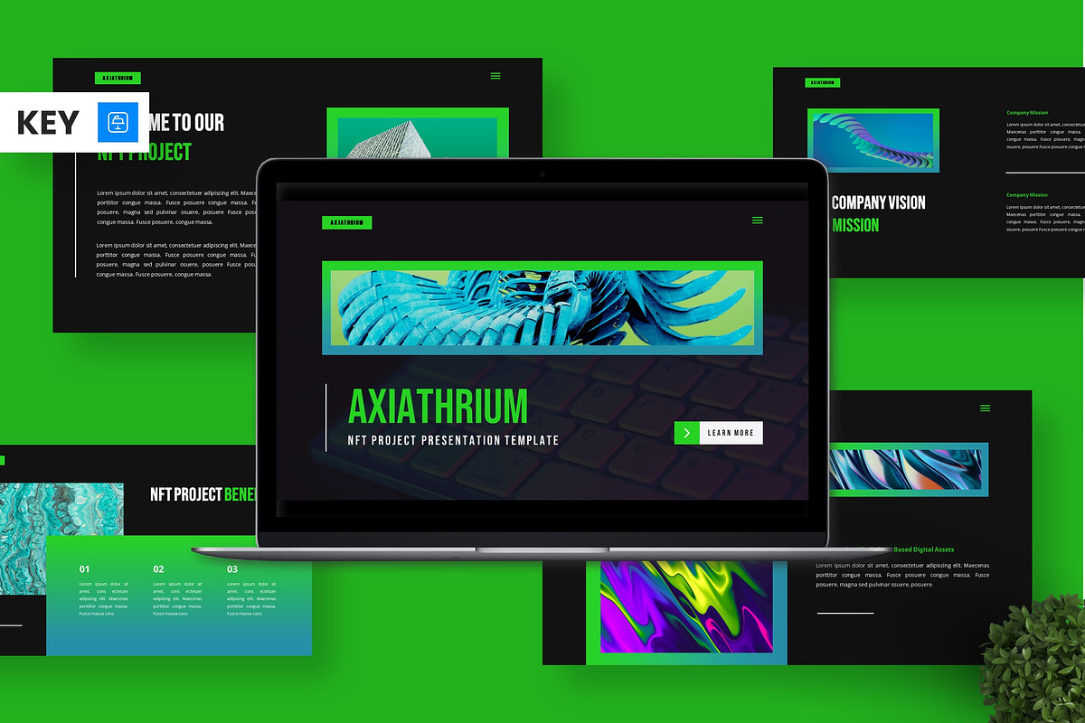 Axiathrium - Keynote Templates, a Presentation Template by Deepslide Studio (Photo 1 of 6)