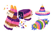 Pinata, Mexican holiday toys set, an Object Illustration by Good Studio (Thumbnail 5 of 7)