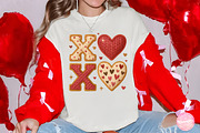Faux Yarn XOXO Valentine’s Day PNG, an Illustration by CreationArt (Thumbnail 2 of 5)
