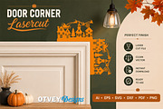Christmas Scene Door Corner Lasercut, a Decorative Illustration by OTVEY DESIGN (Thumbnail 4 of 13)