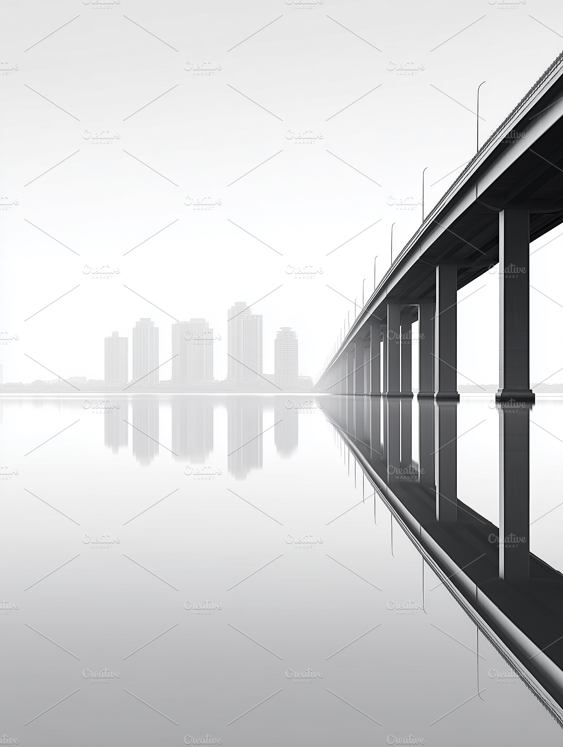 Minimalist modern bridge, an Architecture Photo by MistyDay