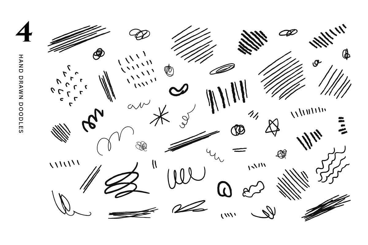 546 hand drawn doodles, an Object Graphic by Pinkbrush (Photo 5 of 11)