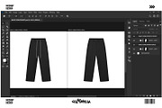 Pants Streetwear Mockup Pack, a Bottom Mockup by NYCTHOPILIA STUDIO (Thumbnail 4 of 8)