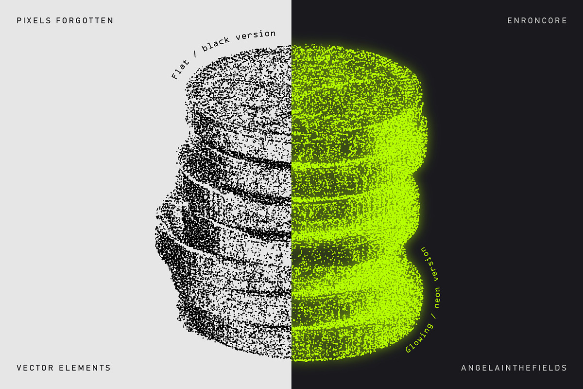 Dithered Retro Vector Graphics, an Object Graphic by angelainthefields (Photo 6 of 11)