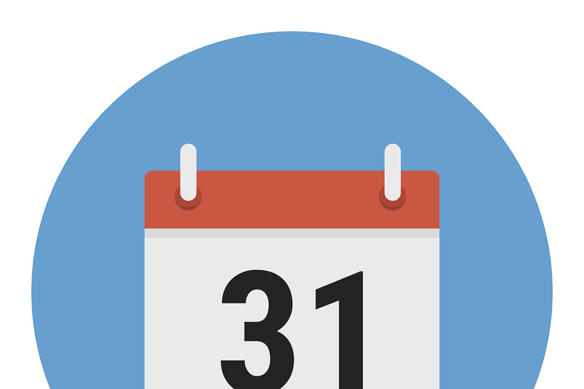 Vector Calendar Icon, an Outline Icon by jabkitticha