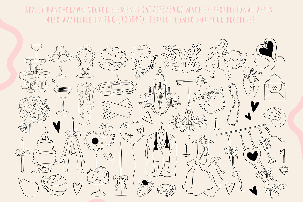 Romantic Rococo Dream Wedding, a Decorative Illustration by Nataly_is_Drawing (Photo 2 of 8)