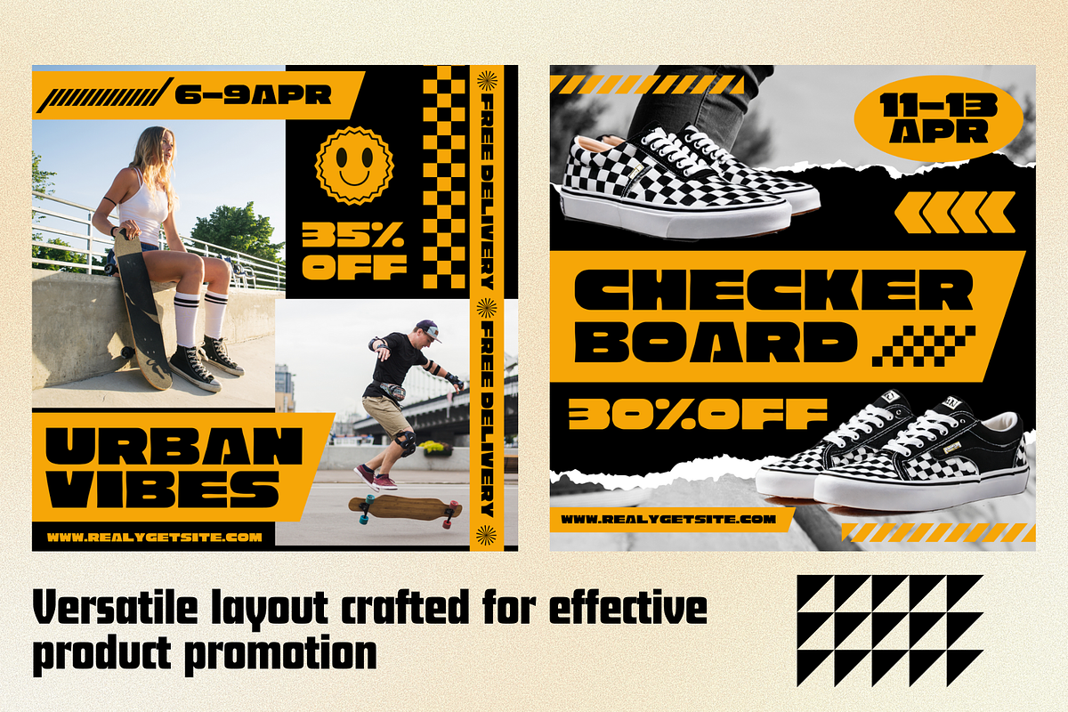 Eye-Catching Layout Instagram Post, a Social Media Template by Visuallay (Photo 6 of 6)