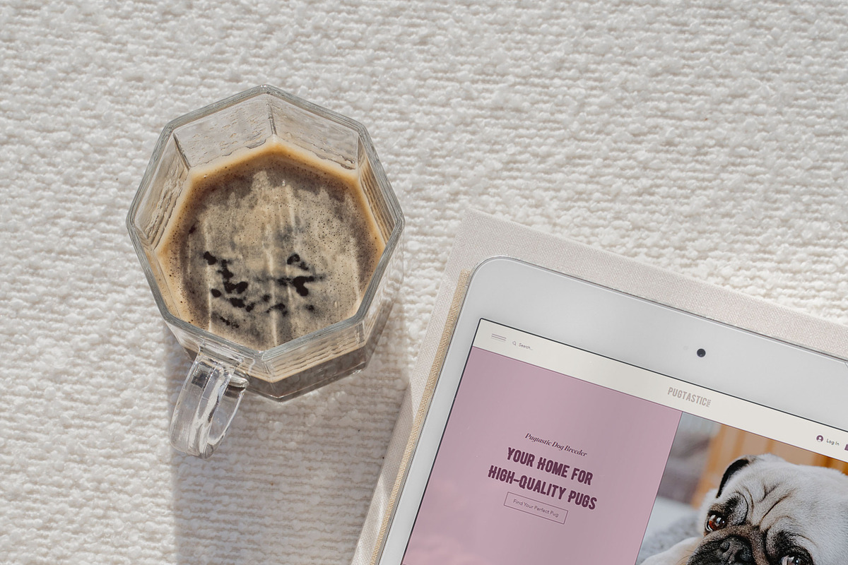 Pugtastic Wix Website Template, a Wix Template by Girl Boss From Home (Photo 3 of 6)