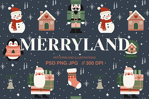 Cozy Christmas Seamless Pattern