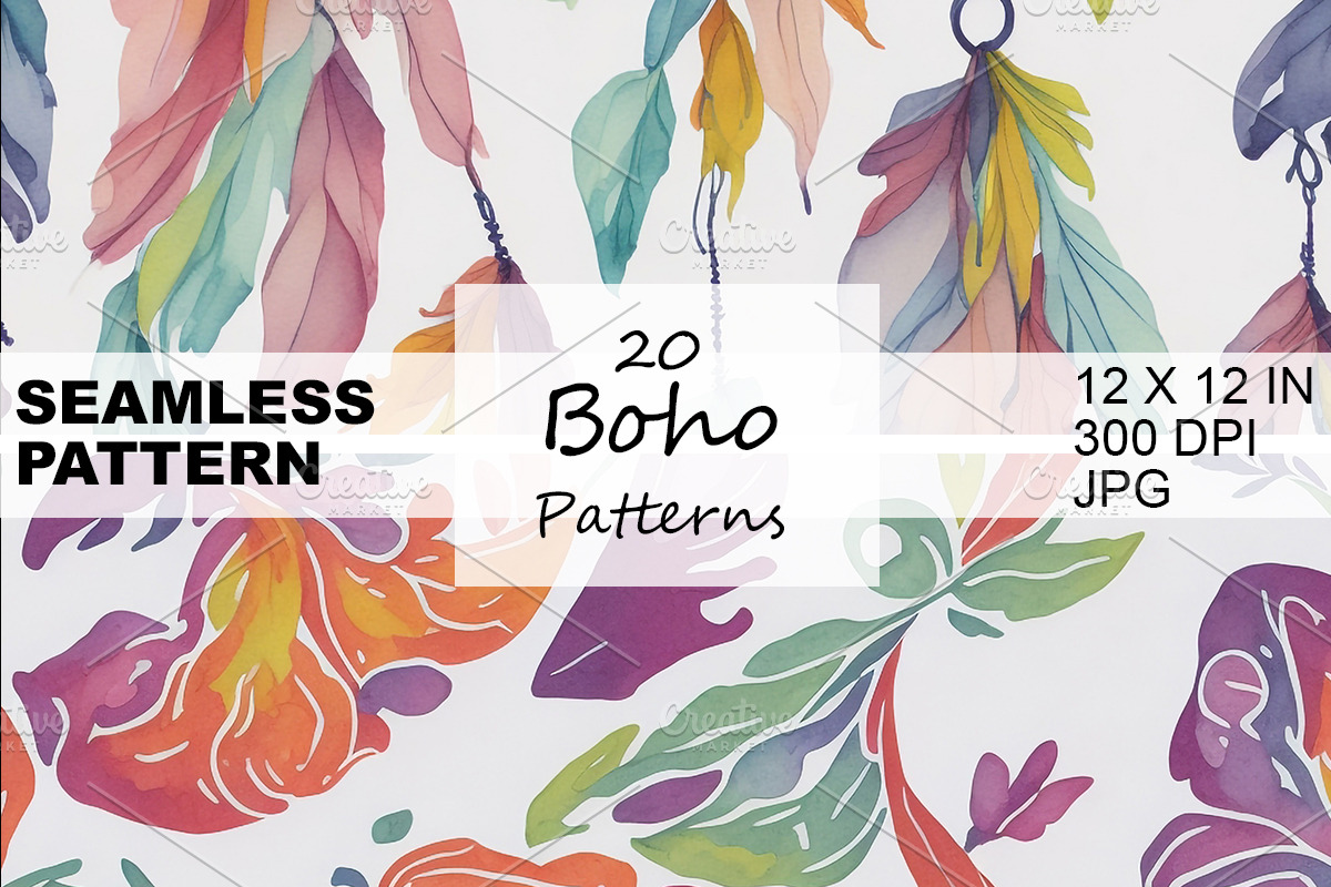 Seamless Watercolor Pattern, a Pattern Graphic by HillTract (Photo 2 of 6)