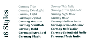 Carmay, a Serif Font by Hoftype (Thumbnail 6 of 15)