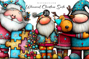 Christmas Santa Sublimation, an Illustration by CreationArt (Thumbnail 1 of 5)