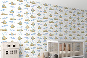 Watercolor Nautical Marine Patterns, a Pattern Graphic by PatternPalette (Thumbnail 5 of 12)