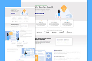 Tech Biz Saas Landing Page