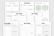 Daily Weekly Monthly Planner Bundle, a Stationery Template by ROJI CREATOR (Thumbnail 5 of 12)