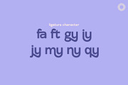Sakarine typeface - Sans Serif, a Sans Serif Font by Setara Langit CreativeStd (Thumbnail 9 of 15)