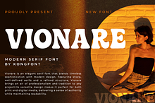 Vionare - Modern Serif Font