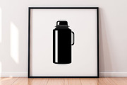 Thermos Silhouette SVG, an Object Illustration by newminddesign (Thumbnail 4 of 5)