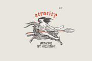 Witches vector illustrations set #2, a Person Illustration by kaer_shop (Thumbnail 6 of 8)