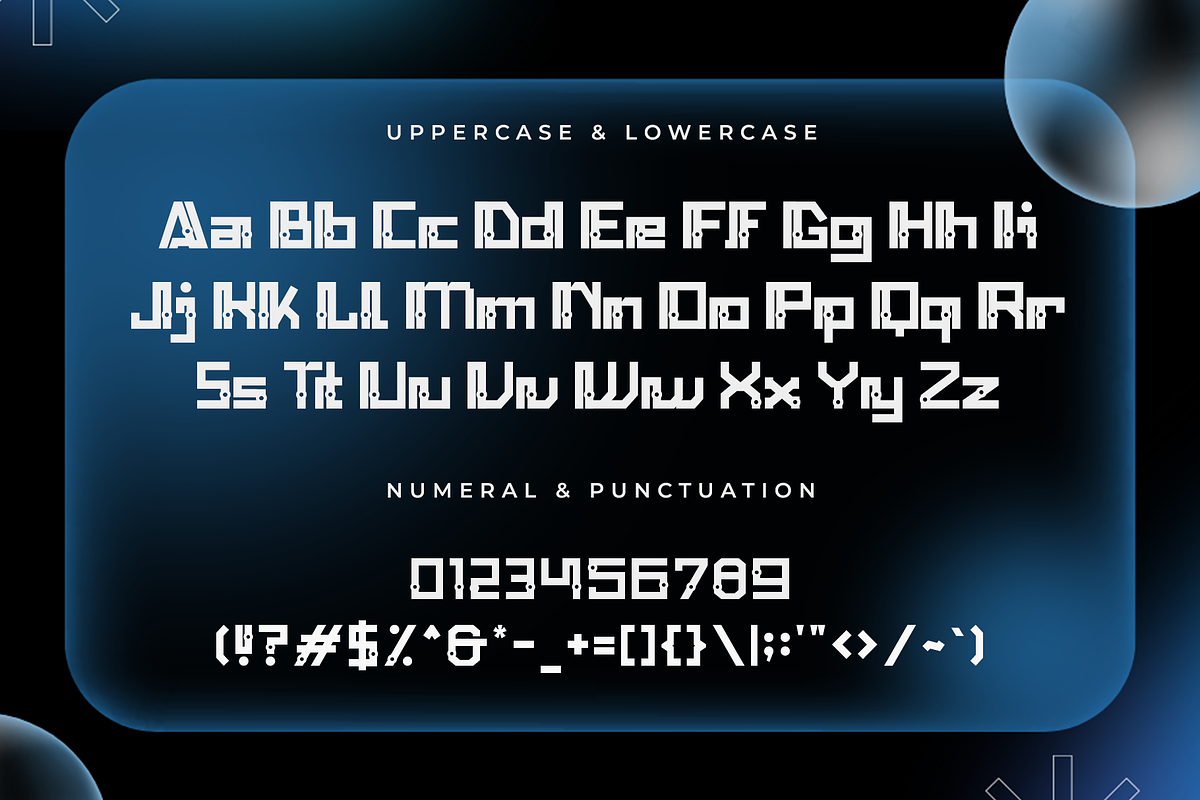 Avoxe – Futuristic Display Font, a Sans Serif Font by overlaytemplates (Photo 4 of 5)