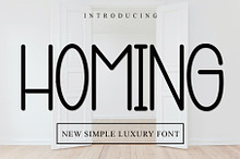 Homing - Script Font