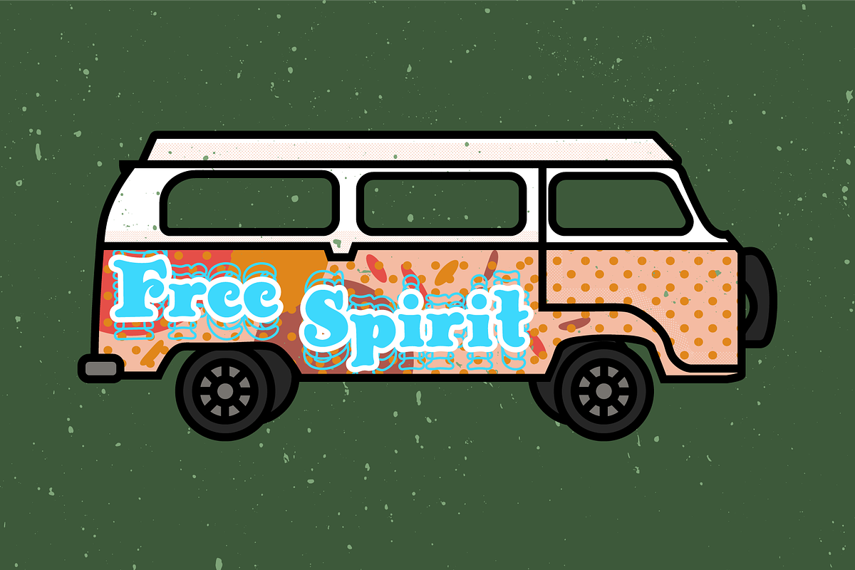 Kombi Spirit - A Groovy Funky Serif preview 7