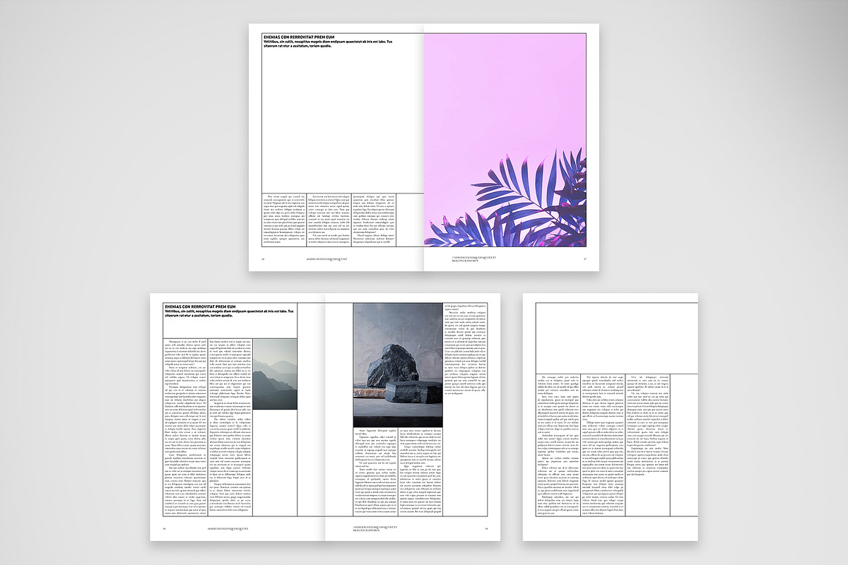 Modular Grid Magazine Layout