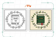 Floral Books Bold & Easy Book, a Decorative Illustration by Design Station (Thumbnail 4 of 9)