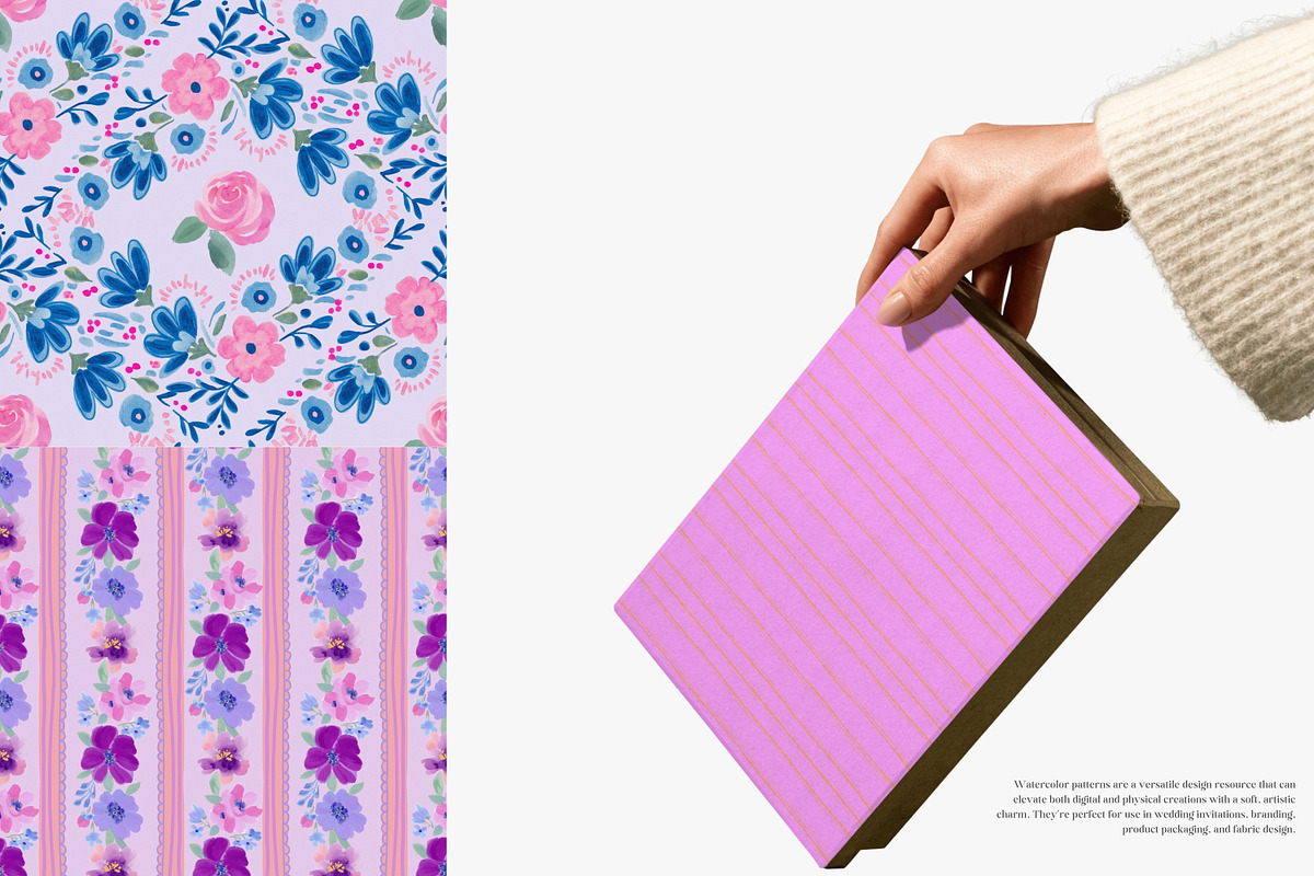 romantic seamless pattern set, a Pattern Graphic by Patishop Art (Photo 10 of 10)