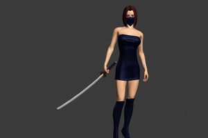 3DFoin - Female Ninja