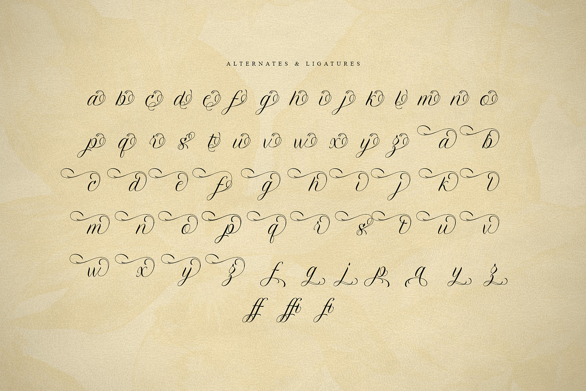Whispers — Elegant Calligraphy Font, a Script Font by Krismagraph (Photo 7 of 10)