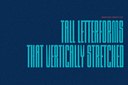 Allungato - Tall Display Font, a Sans Serif Font by Migunani Studio (Thumbnail 2 of 6)