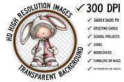 Whimsical Dolls Clipart Bundle, an Illustration by Craft Nest (Thumbnail 4 of 8)